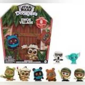 NIB Disney Doorables Star Wars Ewok Village Collection Peek Set mini figures